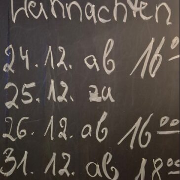 Weihnachten und Silvester